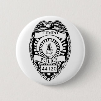 Halt! Tempo-Polizei! Button