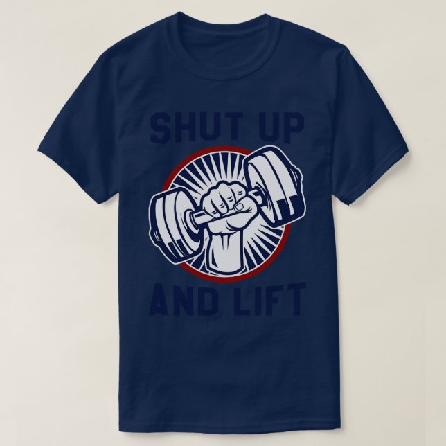 Halt und heben T-Shirt (Design vorne)