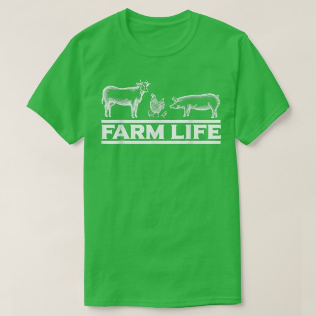 Haltbarkeit bei Tieren Bauer T-Shirt (Design vorne)