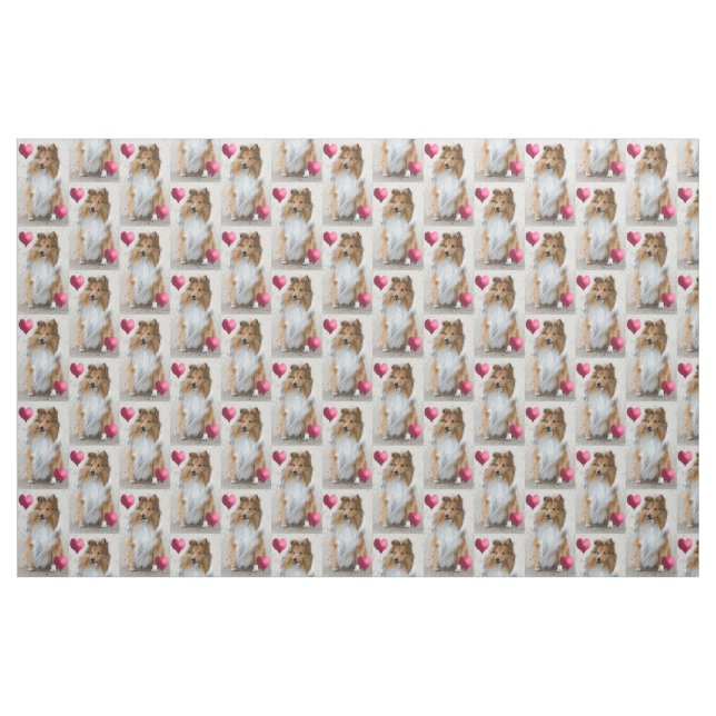Haltbarkeit mit Herzgewebe Stoff (Yard (91,4 cm))
