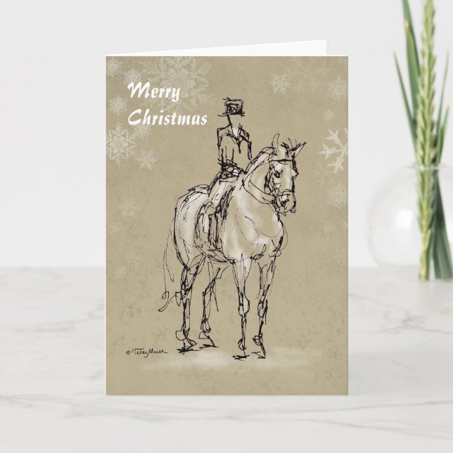 Halte de Joyeux Noël à la carte de X (Devant)