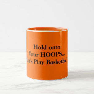 Halte deine Körbe fest Spiele Basketball Zweifarbige Tasse