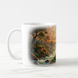 Halte dich an den Wonder River Path Becher Kaffeetasse