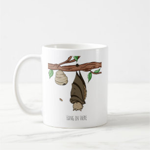 Halte durch, süße Fledermaus, die schläft, persona Kaffeetasse