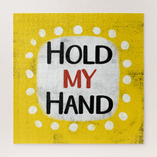 Halte mein Hand-Jigsaw-Puzzle