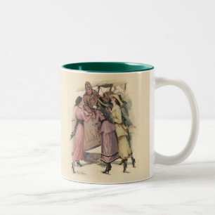 Halten der E-Mail Zweifarbige Tasse