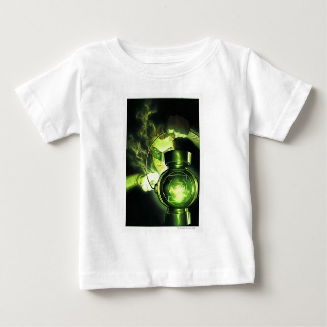 Halten der grünen Laterne Baby T-shirt (Vorderseite)