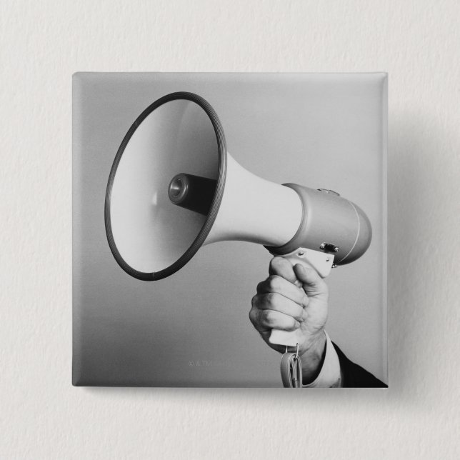 Halten der Hand Button (Vorderseite)