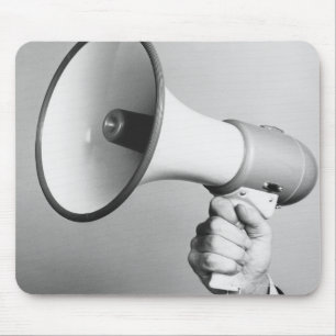 Halten der Hand Mousepad