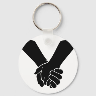 Halten der Hände Schlüsselanhänger