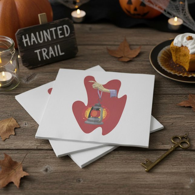 Halten einer Laterne Serviette (Von Creator hochgeladen)