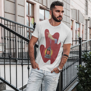 Halten einer Laterne T-Shirt