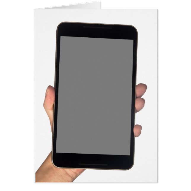 Halten eines phablet (Vorne)