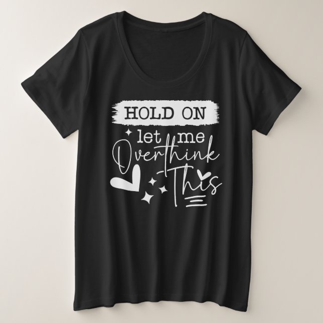 halten große größe T-Shirt (Design vorne)