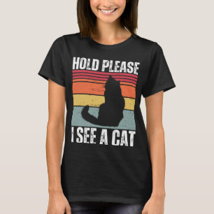 Halten Sie bitte ich sehe Ragdoll Cat Funny Cat Lo T-Shirt
