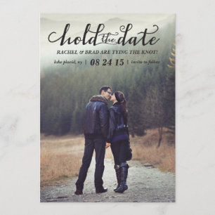 Halten Sie das Foto Datum Save the Date. Date