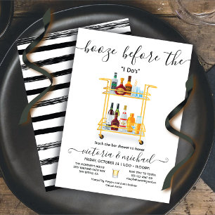 Halten Sie die Bar vor dem I Do's Shower Invit fes Einladung