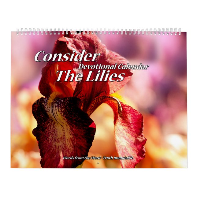 Halten Sie die Lilien für Devotional Seite des Kalender (Titelbild)