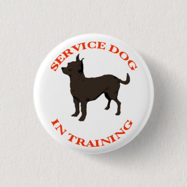 Halten Sie Hund im Trainingsknopf instand Button (Vorderseite)