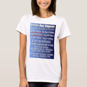 Halten Sie Hundeetikette - Grundlagen instand T-Shirt
