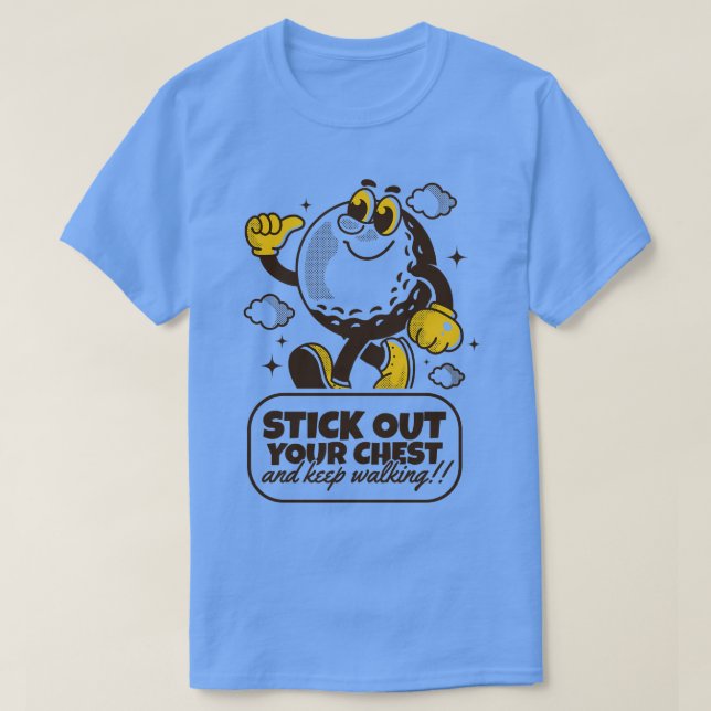 Halten Sie Ihre Brust fest und behielt Sie 1 T-Shirt (Design vorne)