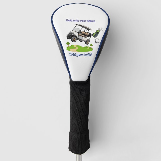 Halten Sie Ihre Clubs fest Golf Headcover (Vorderseite)