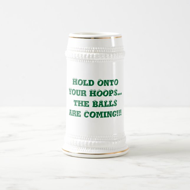 Halten Sie Ihre Hoops Basketball Spaß Tasse (Mittel)