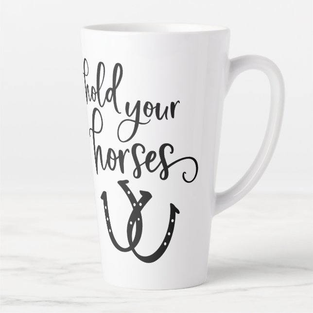 Halten Sie Ihre Pferde mit der neuesten Tasse fest (Rechts)