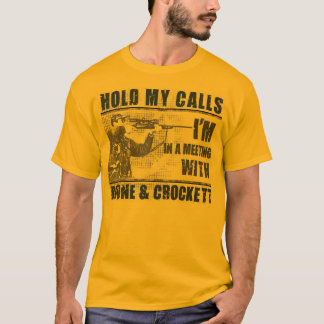 Halten Sie meine Anrufe Boone u. Crockett farbiges T-Shirt