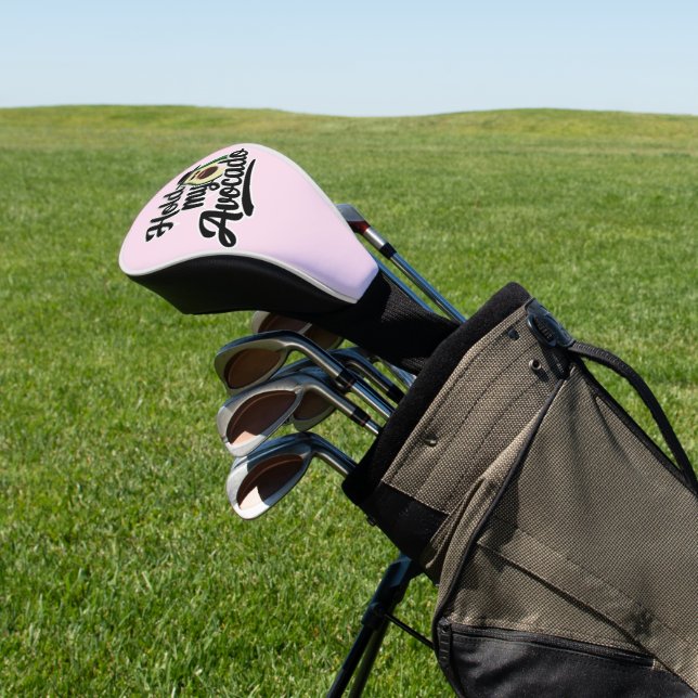 Halten Sie meinen Avocado Funny Golf Head Cover Golf Headcover (In SItu)