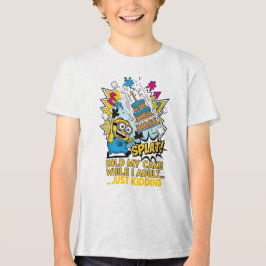 Halten Sie meinen Kuchen, während ich erwachsenen  Tri-Blend Shirt
