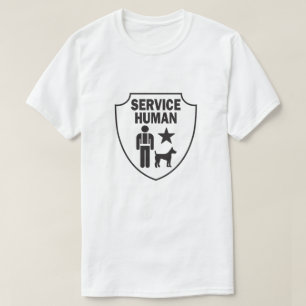 Halten Sie menschliche lustige Hundebesitzer T-Shirt