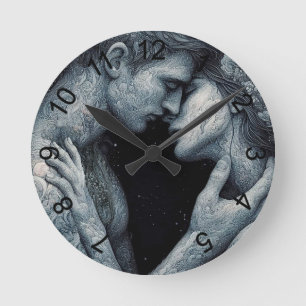 Halten Sie mich Nah Runde Wanduhr