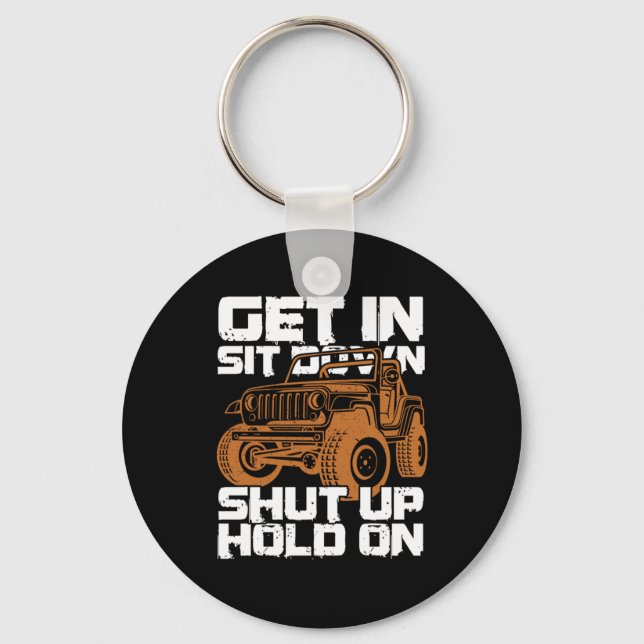 Halten Sie sich an den dirt-Racing-Geschenk. Schlüsselanhänger (Vorderseite)