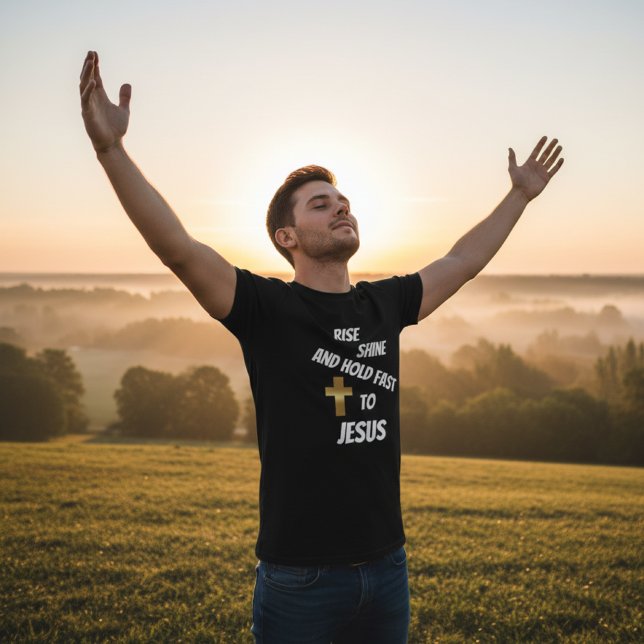 Halten Sie sich an Jesus fest T-Shirt (Von Creator hochgeladen)