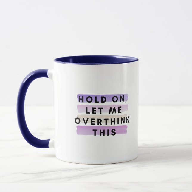 Halten Sie sich an lass überdenken Sie dieses Desi Tasse (Links)