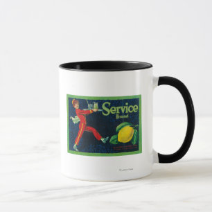 Halten Sie Zitrone LabelLa Habra, CA instand Tasse