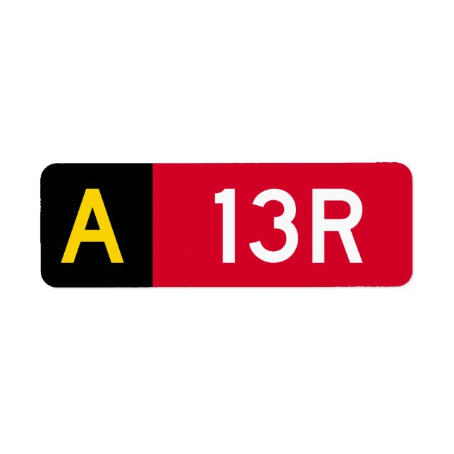 Haltepunkt Zeichen A13R (Vorne)