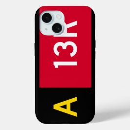 Haltepunkt Zeichen A13R Case-Mate iPhone Hülle