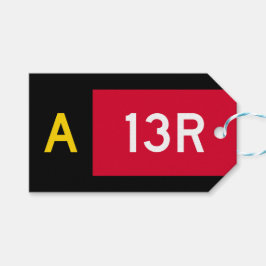 Haltepunkt Zeichen A13R Geschenkanhänger