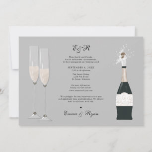 Haltet den Champagner Hochzeitstermin verschieben Ankündigung