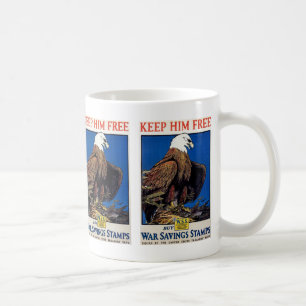 Haltet ihn frei kaffeetasse