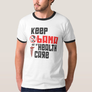 Haltet Obama aus der Gesundheitsversorgung Männer T-Shirt