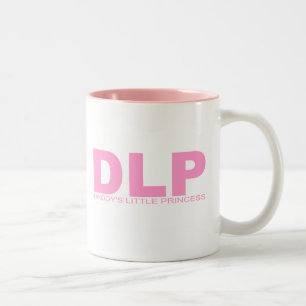 Haltung - "die kleine Prinzessin des Vatis " Zweifarbige Tasse