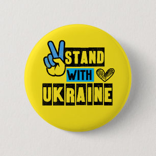 Haltung gegenüber der Ukraine gegen den Krieg Prot Button