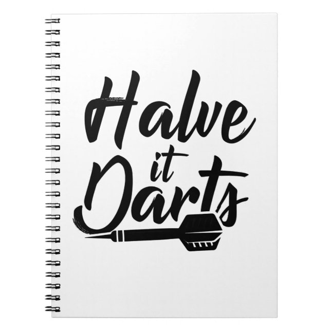 Halve it Darts Notizblock (Vorderseite)