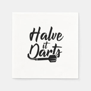 Halve it Darts Serviette