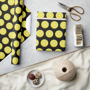 Halve Lemon Geschenkpapier
