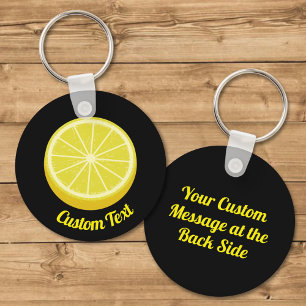 Halve Lemon Schlüsselanhänger