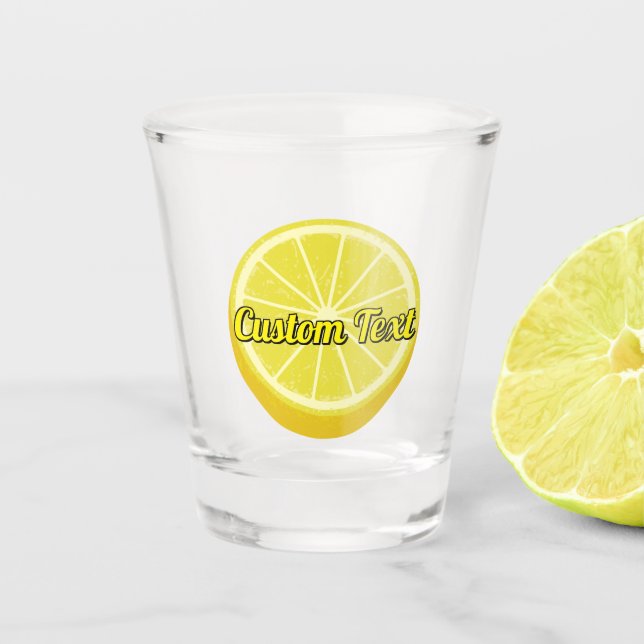 Halve Lemon Schnapsglas (Vorderseite)